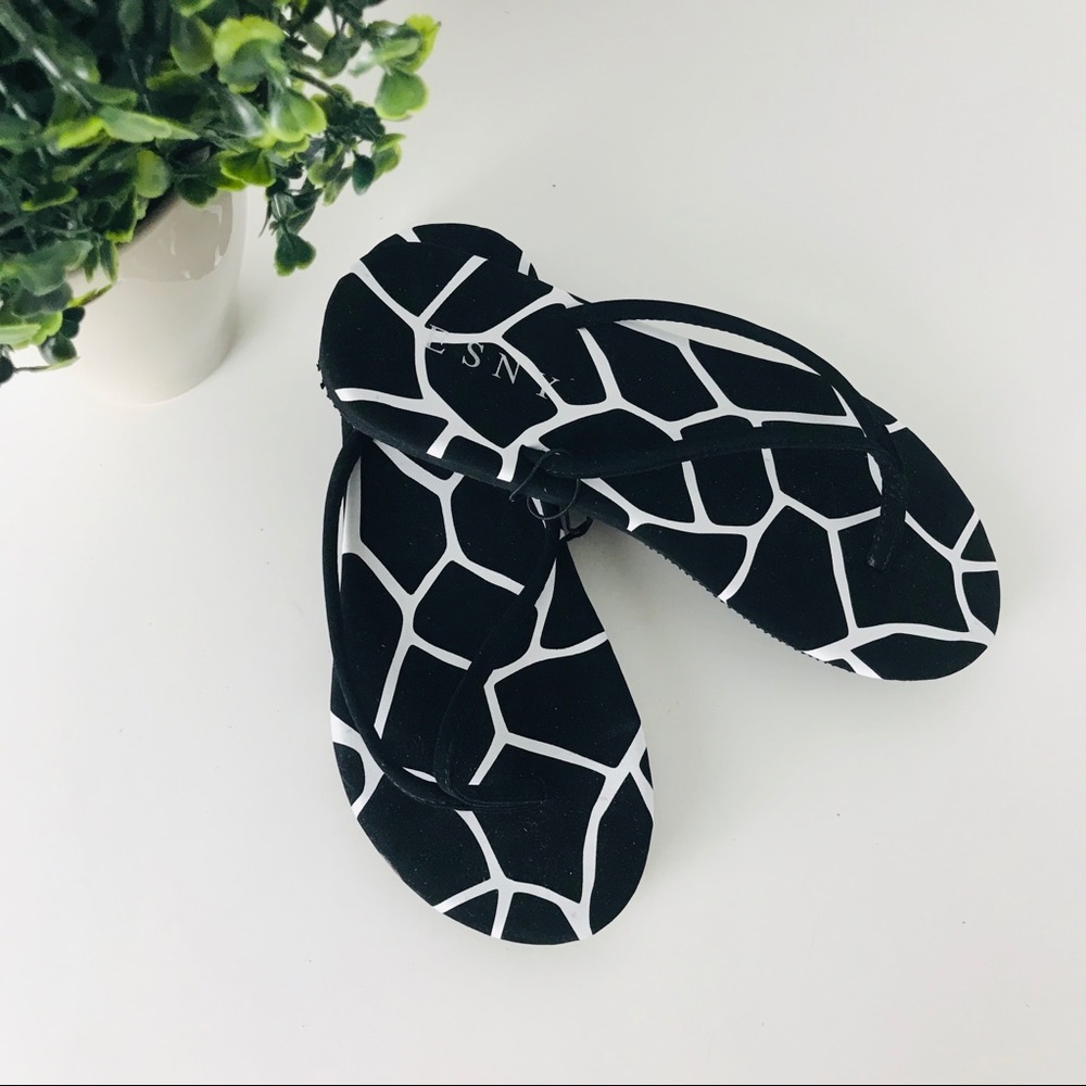 Esny | Animal print sandal suede like